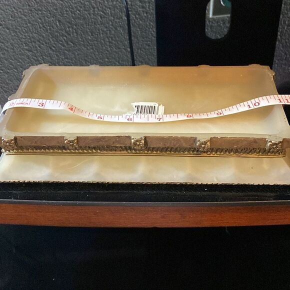 Vintage Elegant Gold and Cream Decorative Tray - Picture 10 of 12